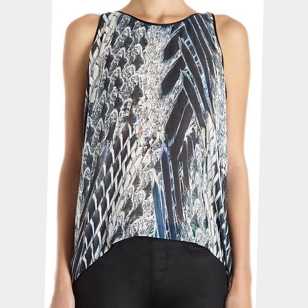 Helmut Lang Pheasant Feathers Top  Size S